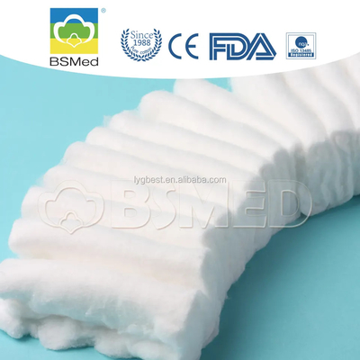 Medical Disposable High Absorbent Cotton Pleats Zig Zag Cotton Wool