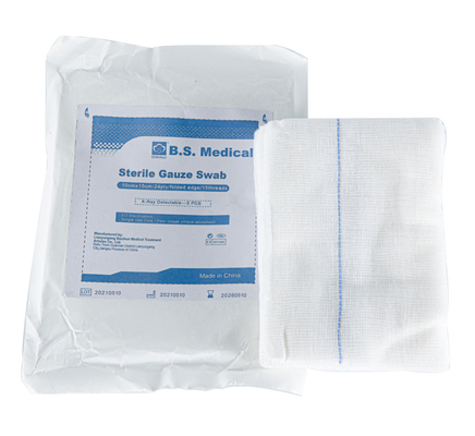 Molho médico descartável personalizado de Gauze Swab Surgical Hemostatic Wound