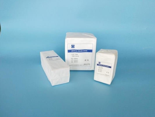 Gaze Swab 12x8 Malha Produtos de algodão médico para necessidades estéreis e não estéreis em hospitais