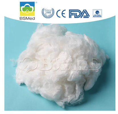 Algodão Branqueado 100% Natural de Grau Médico Alta Hidrofilicidade Sem Agente Fluorescente para Curativos e Produtos Dentários