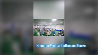 Suprimentos médicos de gaze e algodão absorvente premium